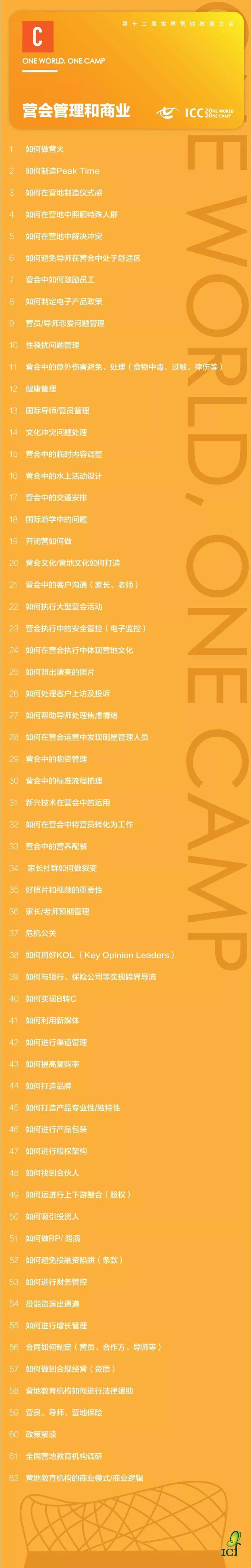 第十二届世界营地教育大会门票--抢购中…ICC2020北京6