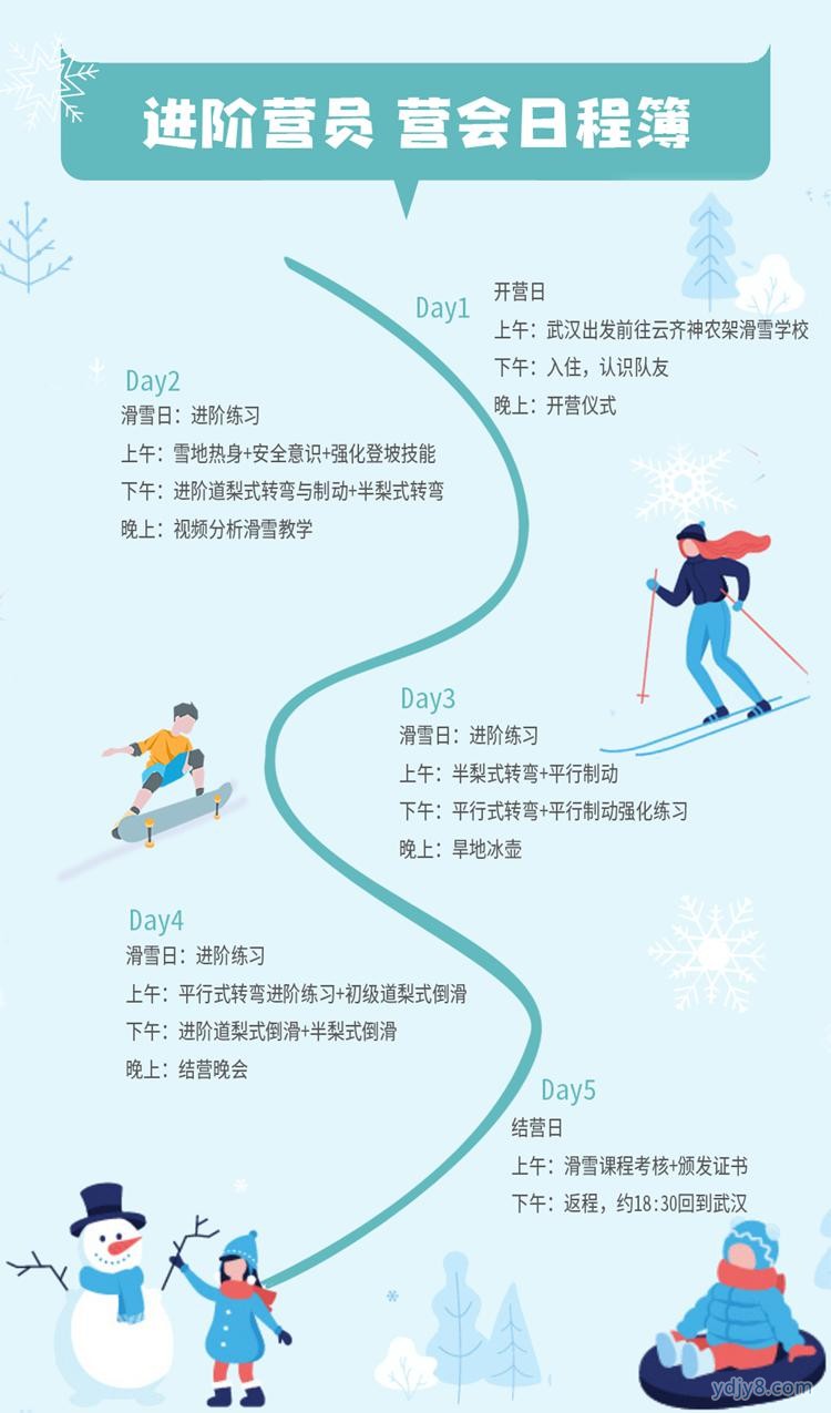进阶营员日程表