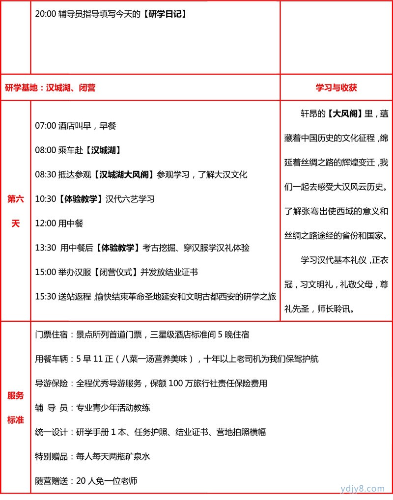 延安+西安双城联动研学行程安排-19