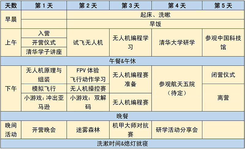 清蜓教育课程安排