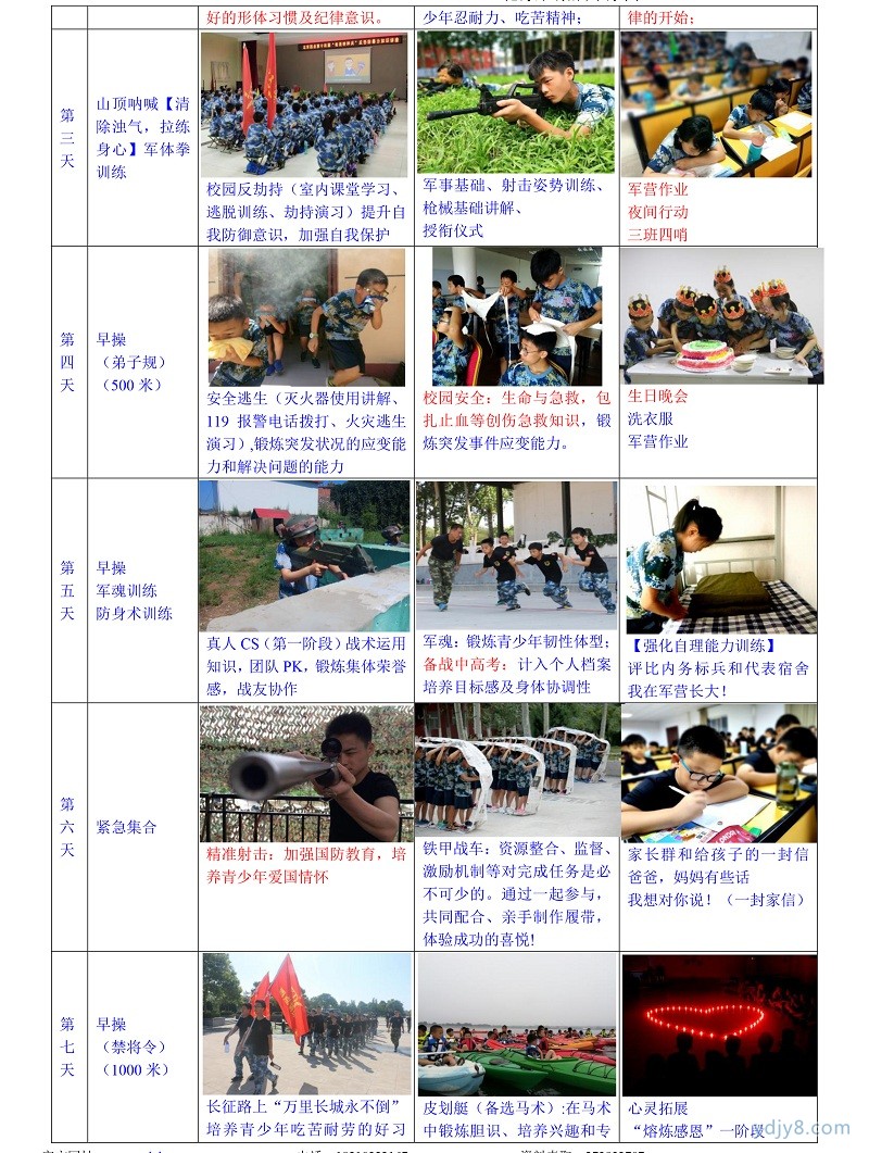 2022年北京西点第17届军事夏令营45天课程-6