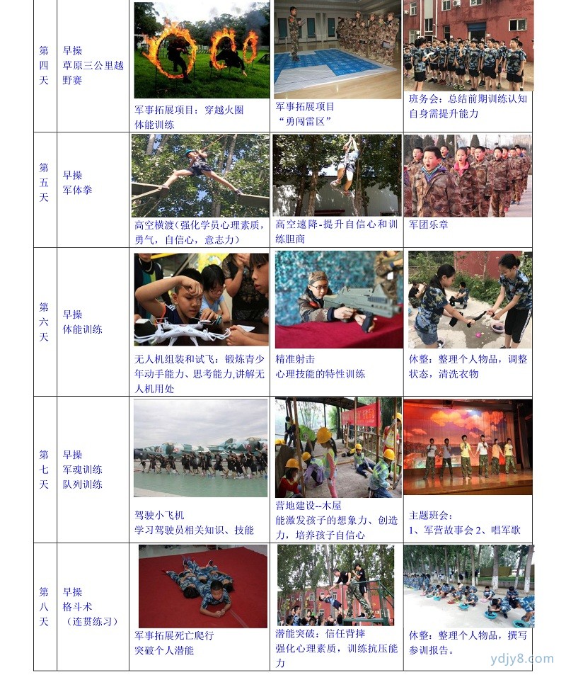 2022年北京西点第17届军事夏令营45天课程-14